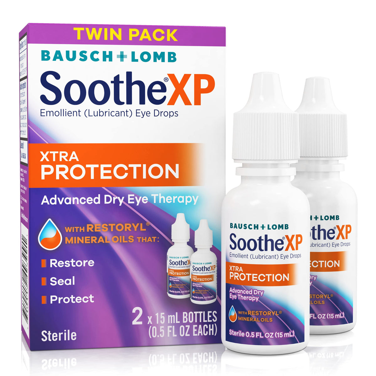 Soothe XP Eye Drops lipid layer restoration for lasting moisture and relief
