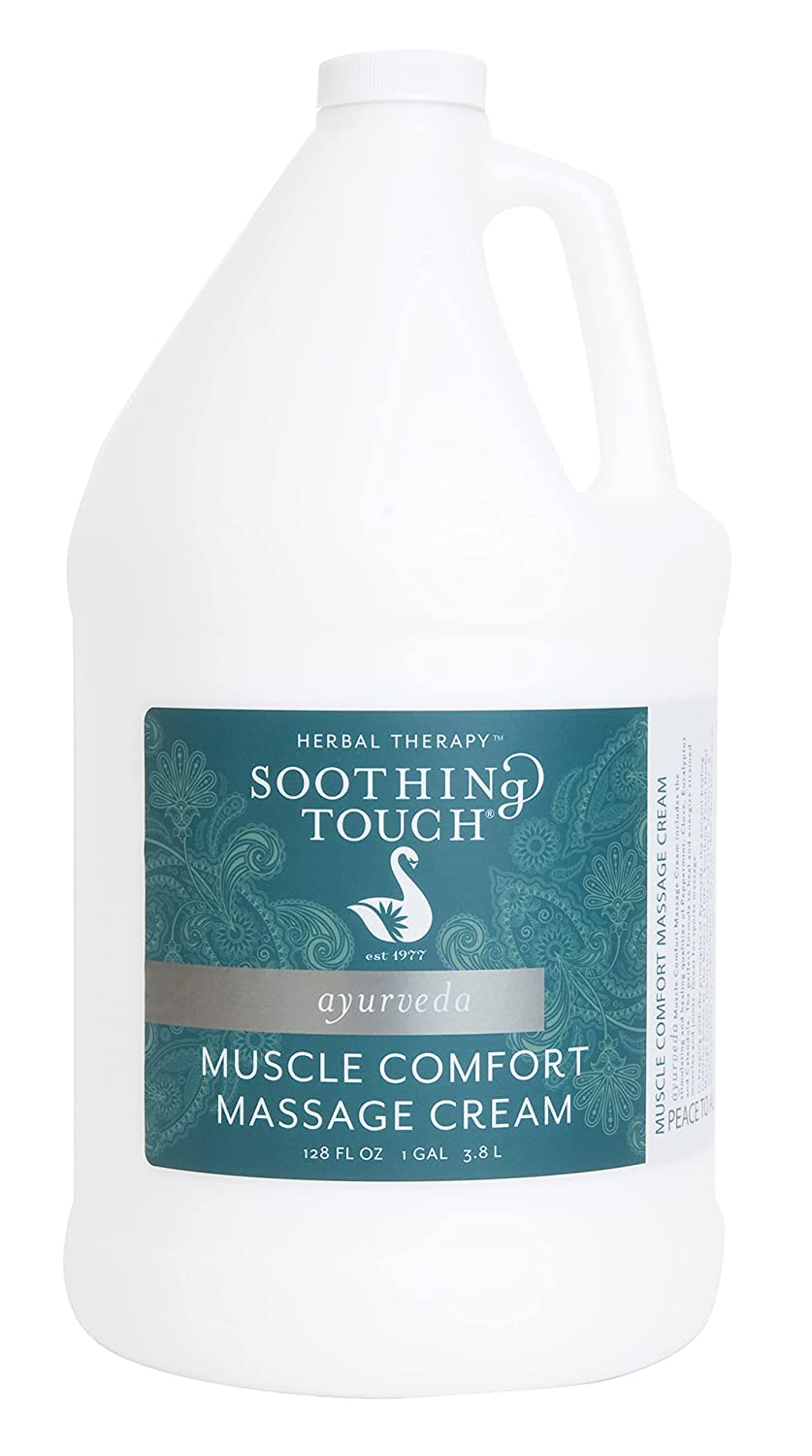 Soothing Touch Muscle Comfort Cream application for deep tissue work.