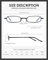 SOPHILY black frame pocket readers are lightweight yet durable for daily wear