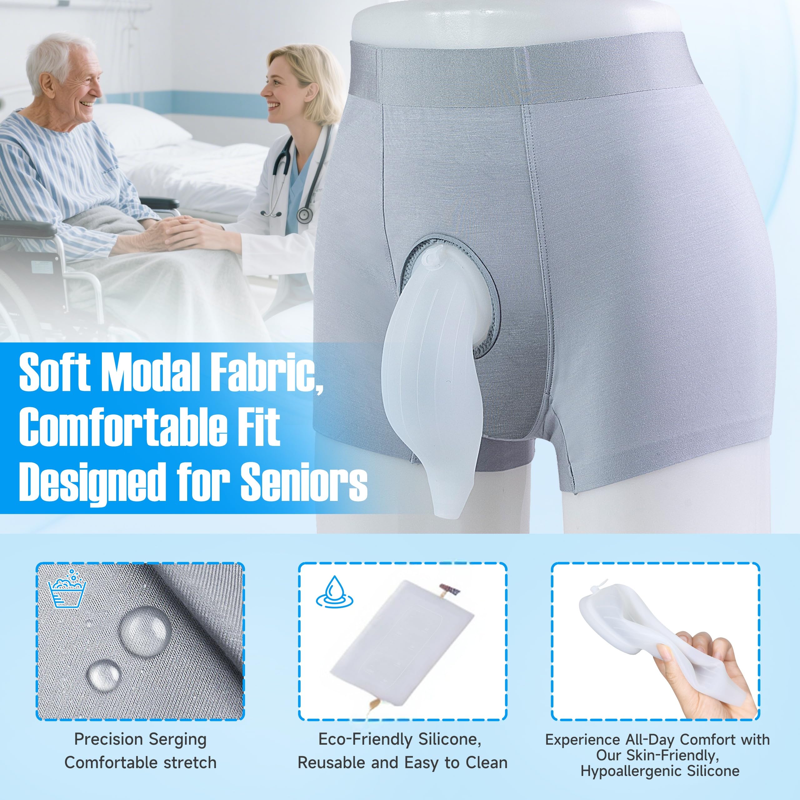 SorealGroup anti-slip leg straps with silicone grip keep the unit stable.