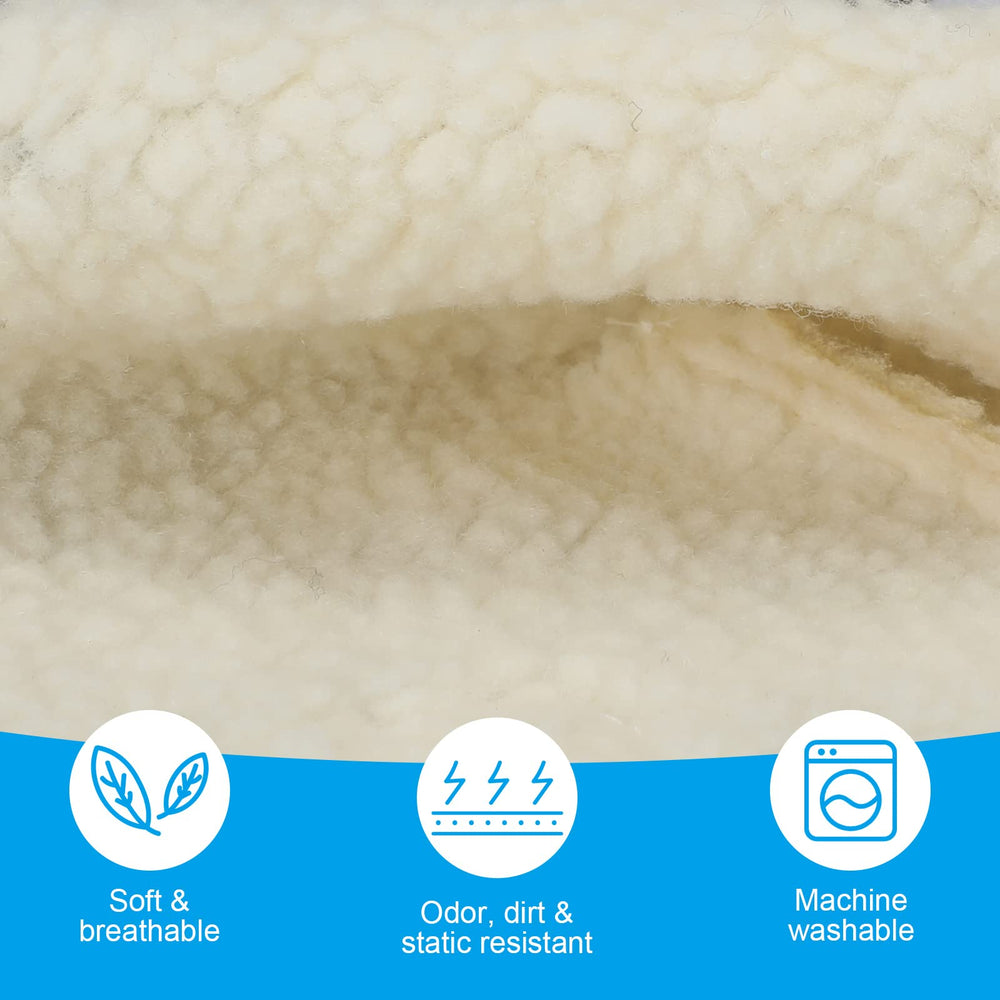 Sosation beige heel protectors offering a cozy feel during daily wear.