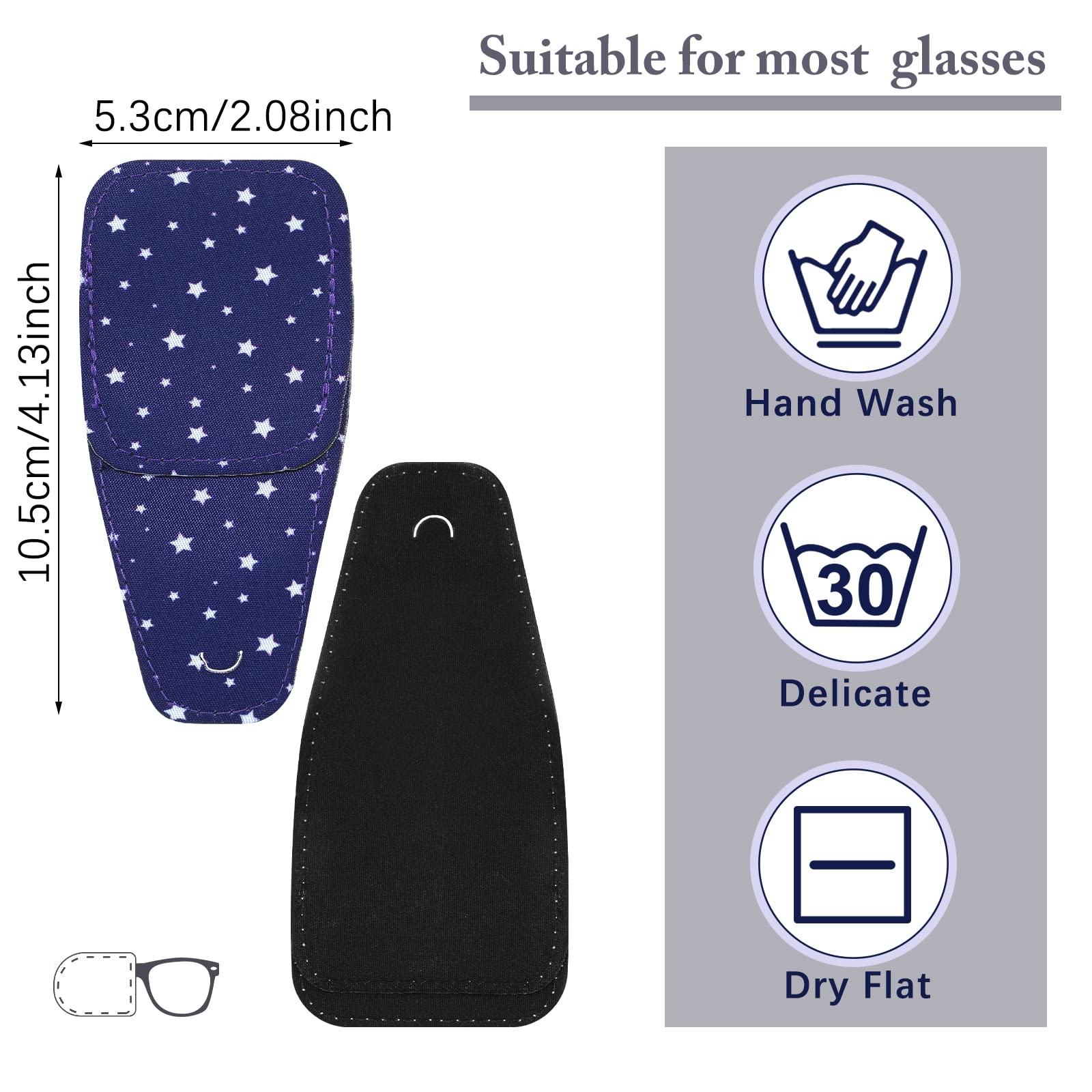 Sosation leopard print eye patches, gentle on skin and durable