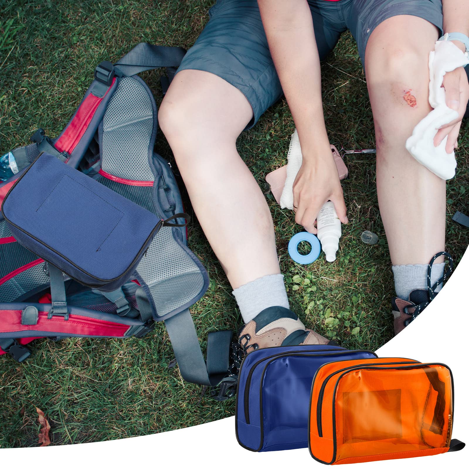 Compact Sosation first aid bag fits luggage and backpacks