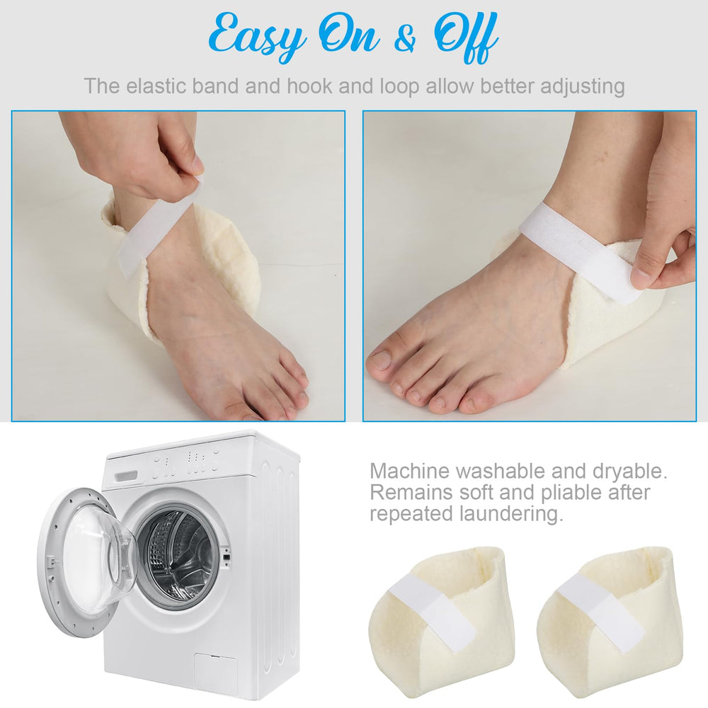 Sosation lightweight and compact heel protectors easy to store and carry.