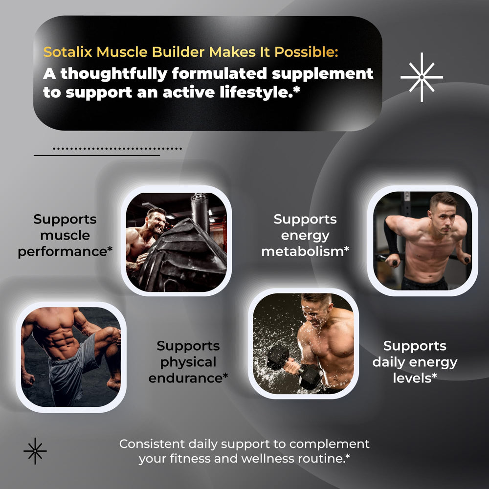 Sotalix Muscle Builder caplets count indicates a convenient five-month supply
