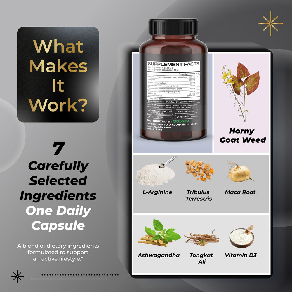 Sotalix Muscle Builder vegetarian formula bottle communicates plant-based capsules for active lifestyles