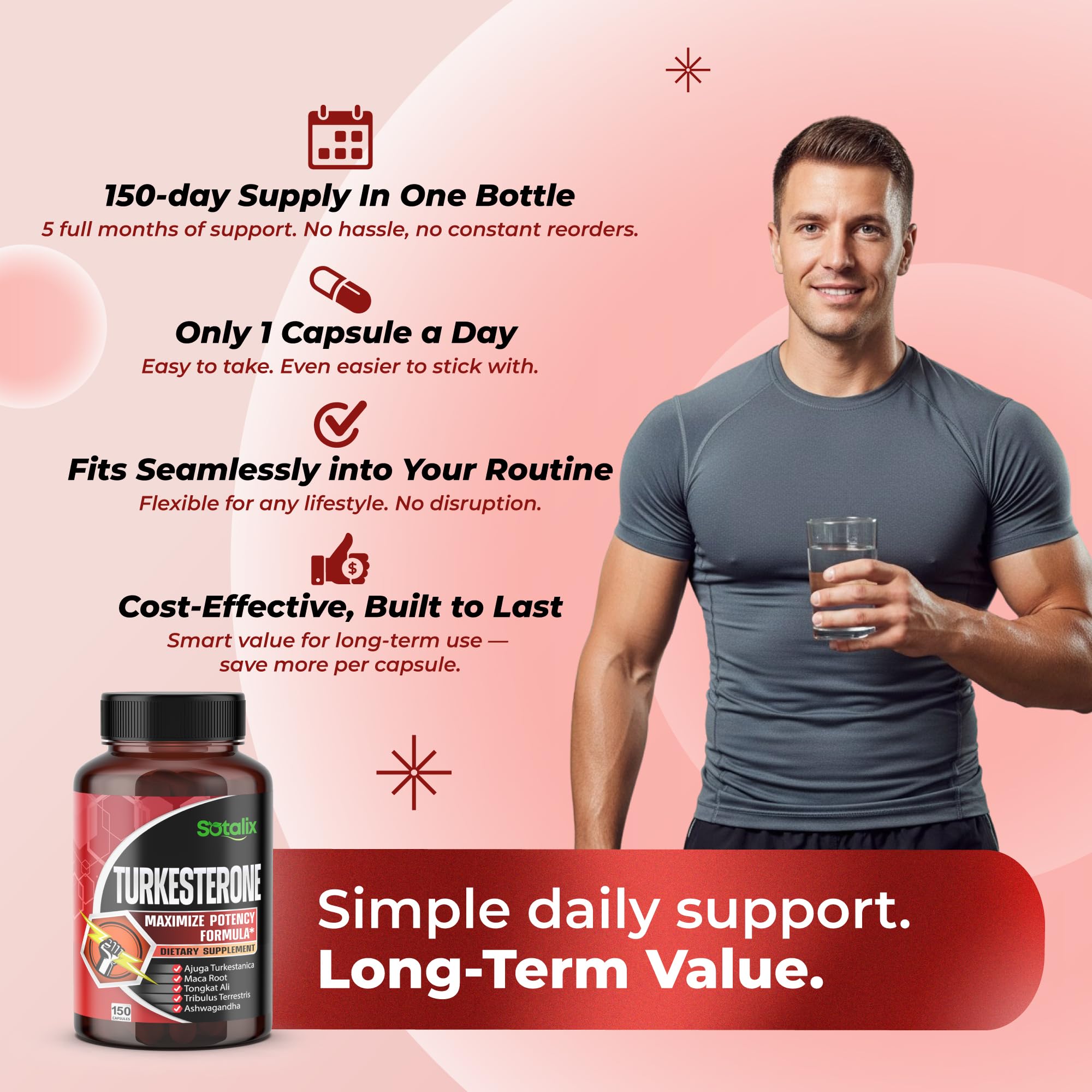 Sotalix panax ginseng capsule for focus during workouts.