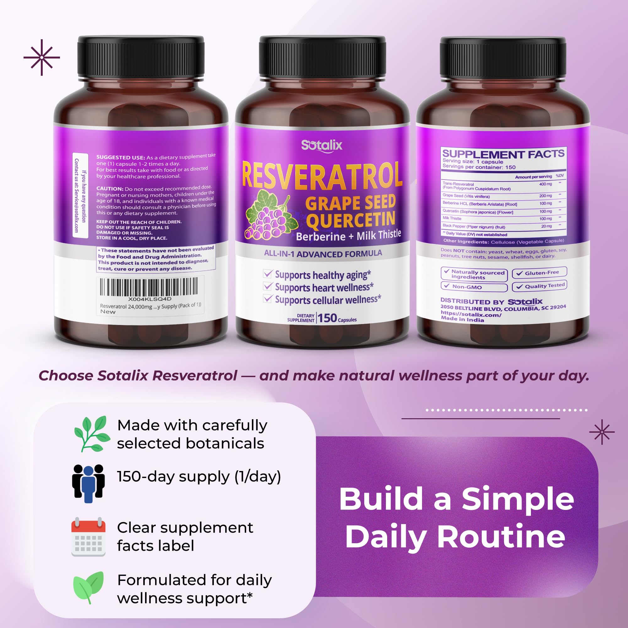 Sotalix daily capsule use demonstrates a simple wellness routine on the go.