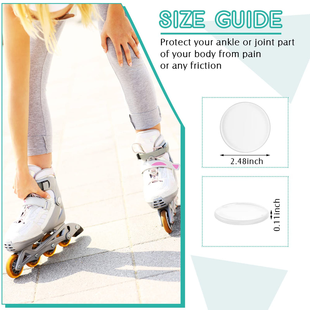 Sotiff ankle gel pad with soft elastic material for comfortable wear.