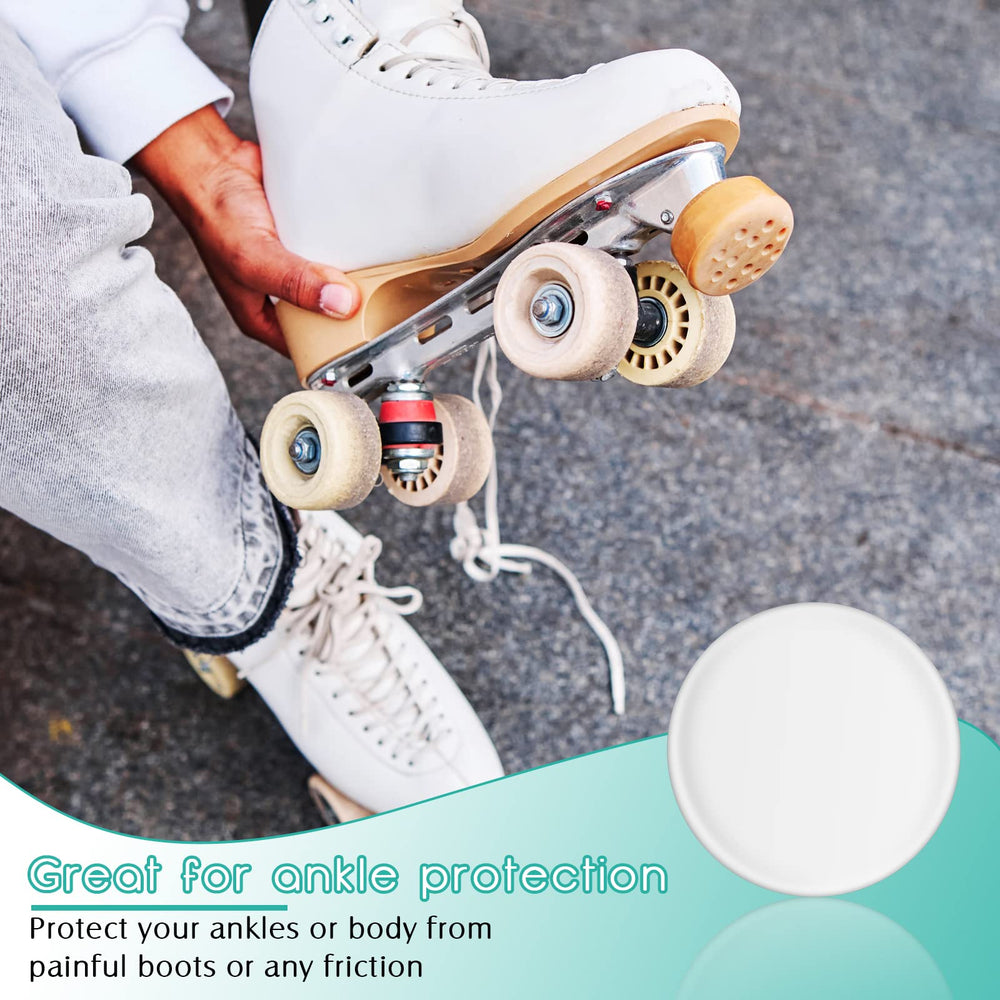 Sotiff ankle pad for easy application under socks.