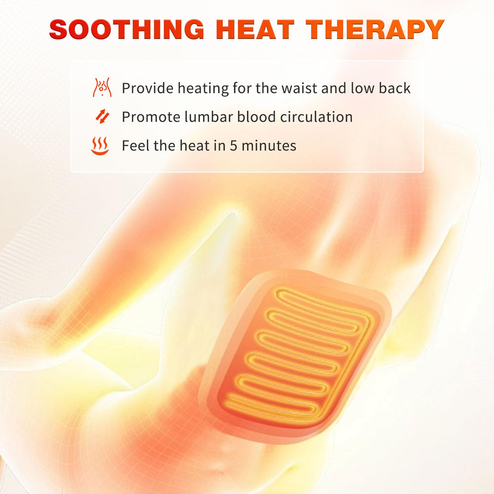 Sotion customizable massage settings tailor neck to lower back coverage