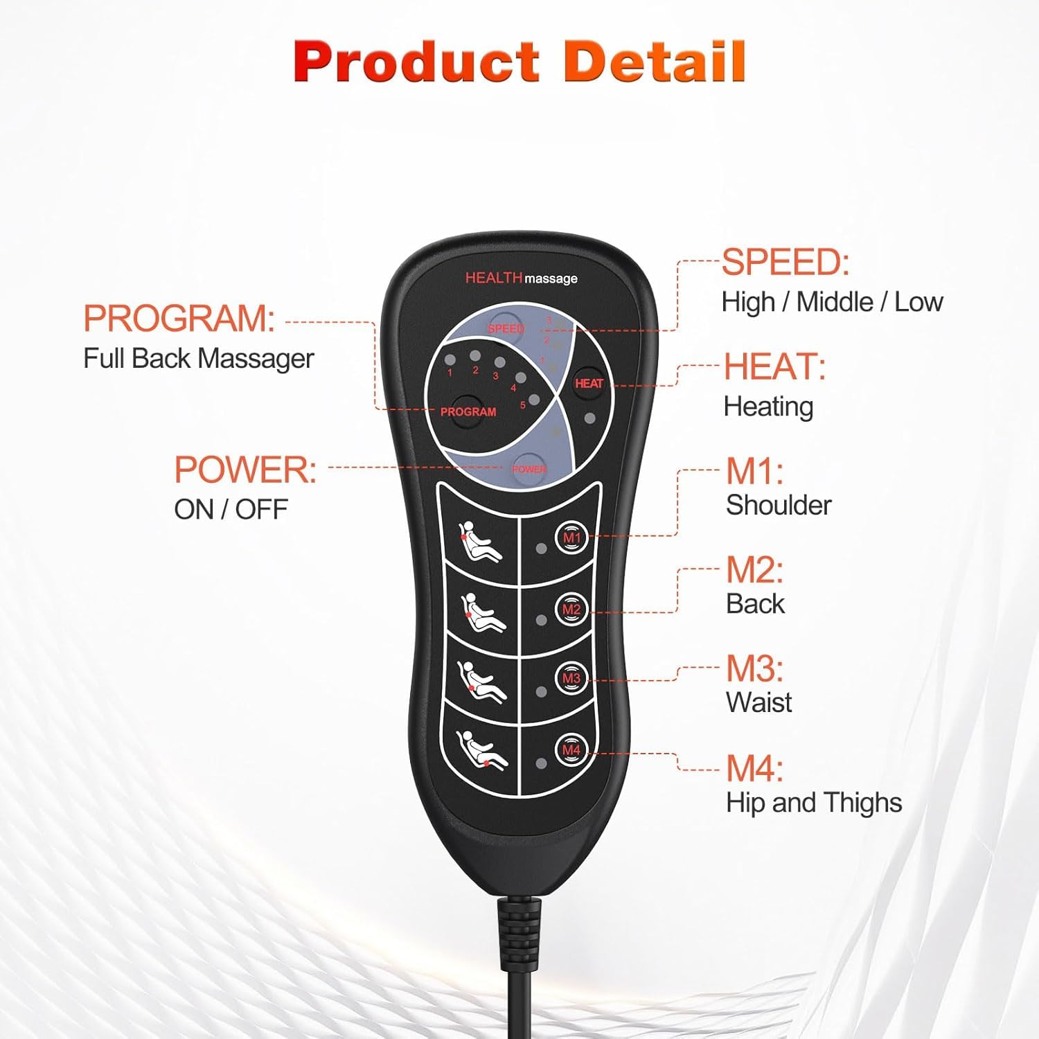 Sotion foldable design makes the massager easy to carry