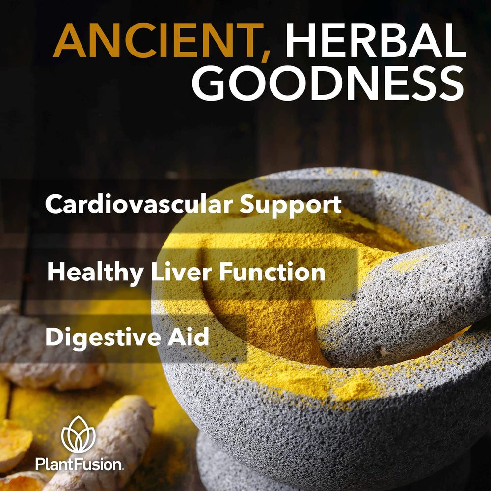 Close-up of organic turmeric-ginger ingredients and fermentation notes.