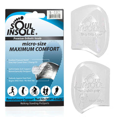Soul Insole Bubble Orthotic close-up showing midfoot support for improved foot alignment.