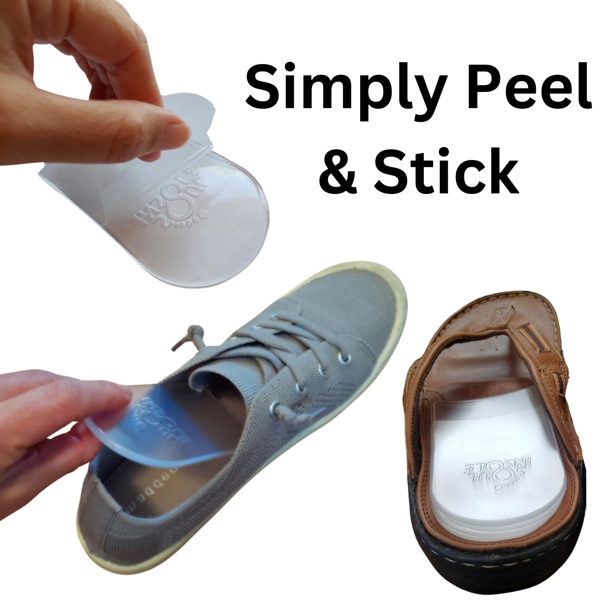 Soul Insole: elevador de talón de 3/8 de pulgada en zapatos