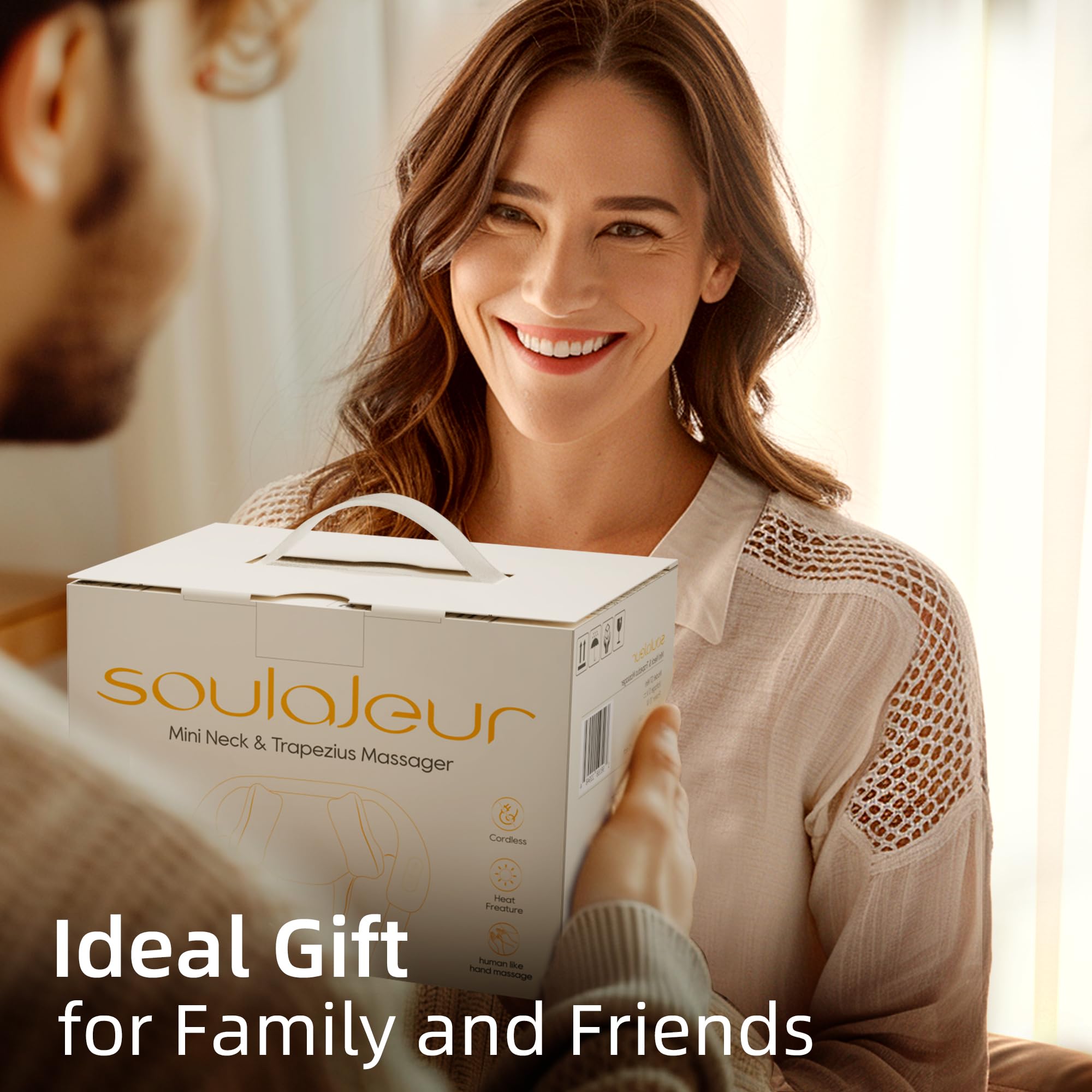 Soulajeur fast-heating levels ready in seconds to ease stiffness.