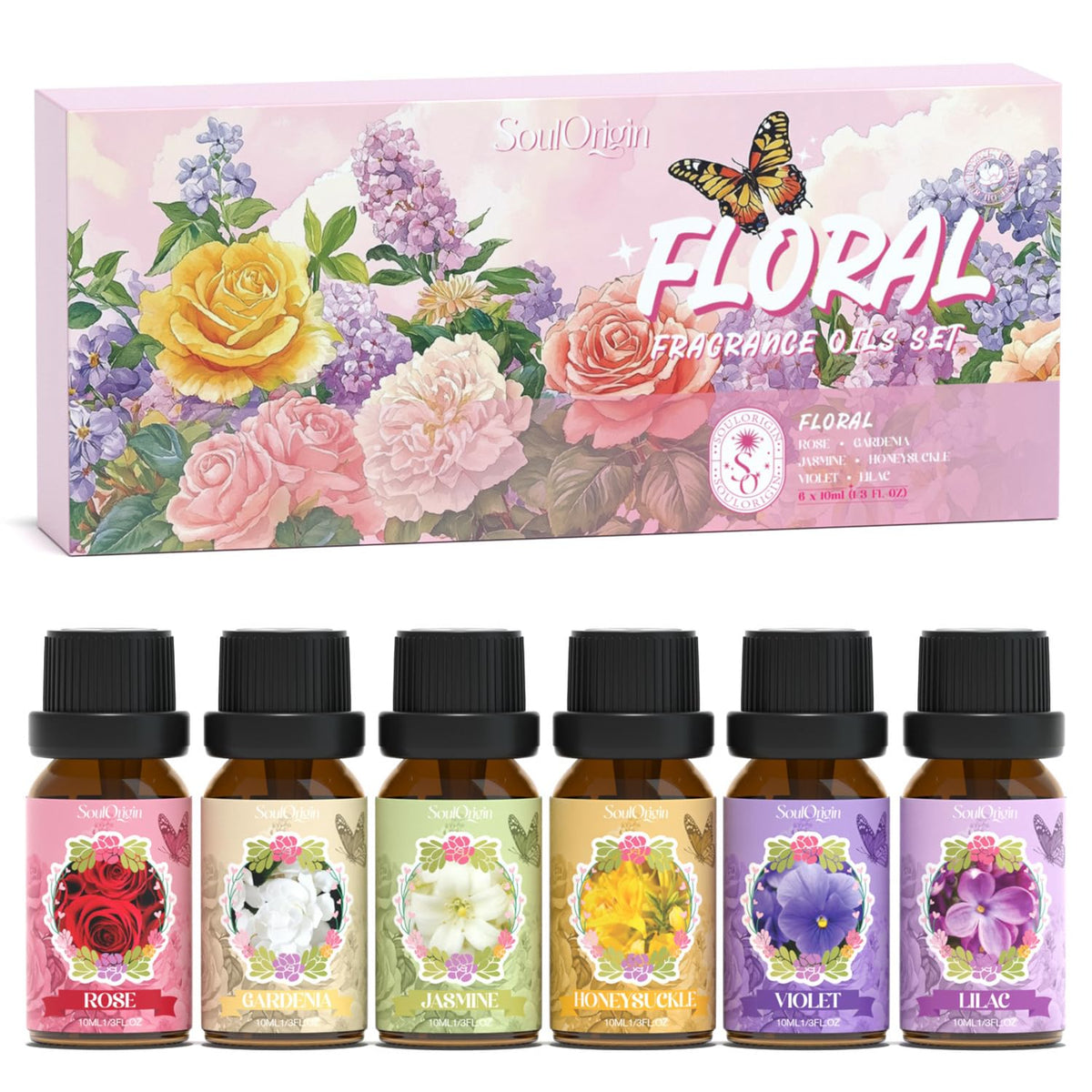 SoulOrigin Rosa: aroma floral suave para ambientar el hogar.