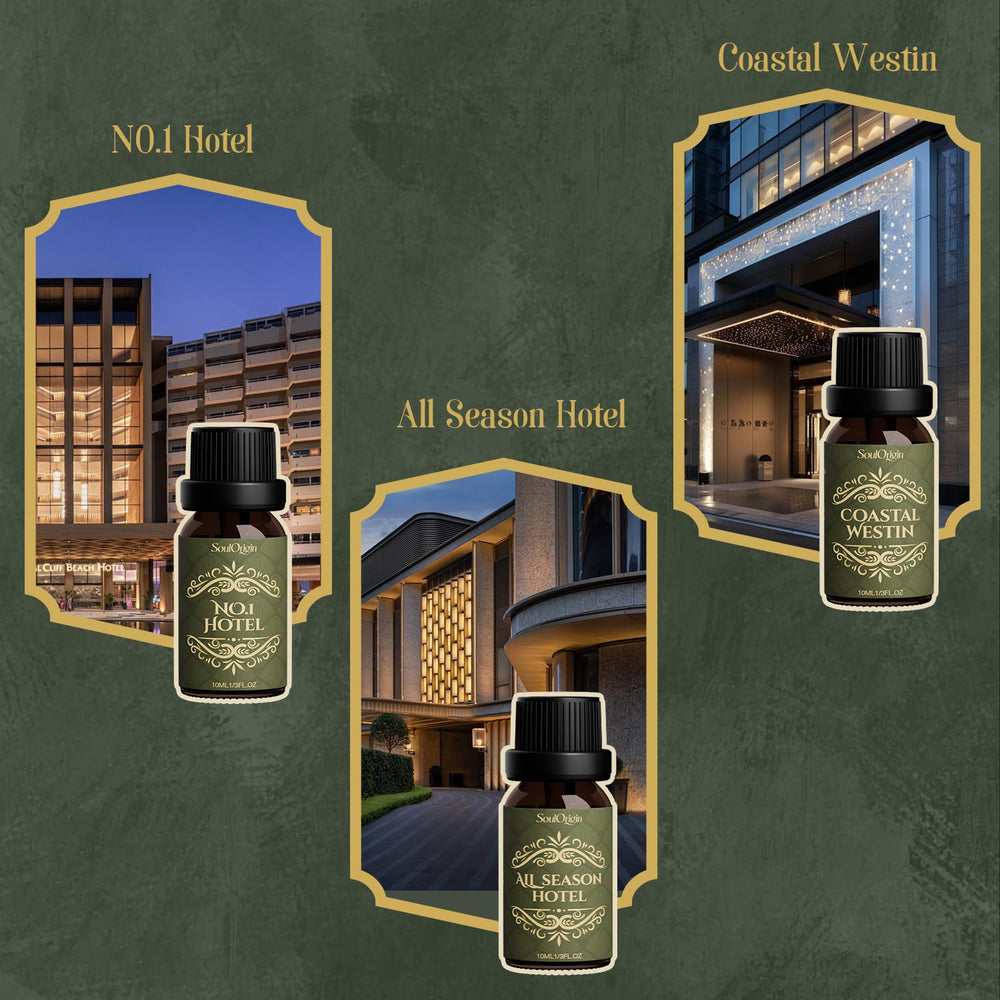 SoulOrigin All Season Hotel diffuser oil creates versatile year-round warmth.