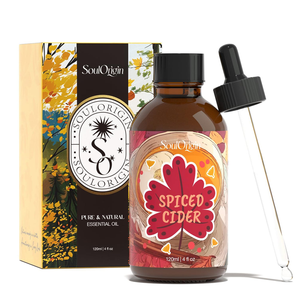 SoulOrigin Autumn Spiced Cider bottle pour creates inviting warmth in the room