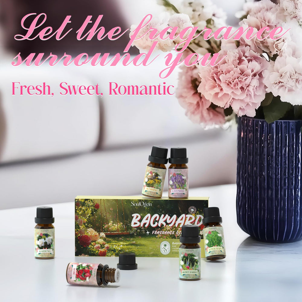SoulOrigin Backyard Sunshine diffuser oil to lift mood and energy