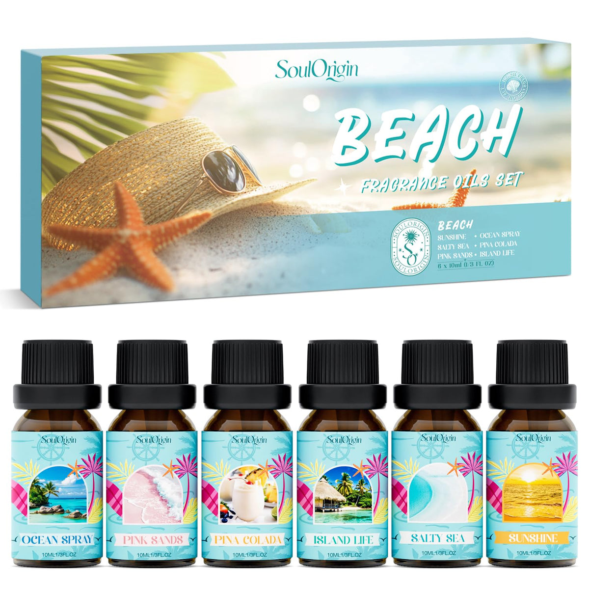 SoulOrigin Ocean Spray diffuser oil bottle for fresh coastal ambiance