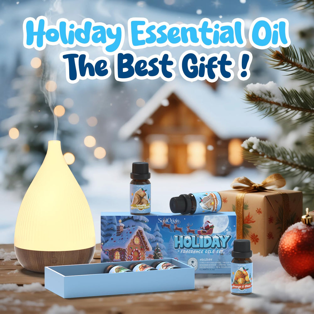 SoulOrigin Holiday Set packaging spotlights gifting and seasonal decor