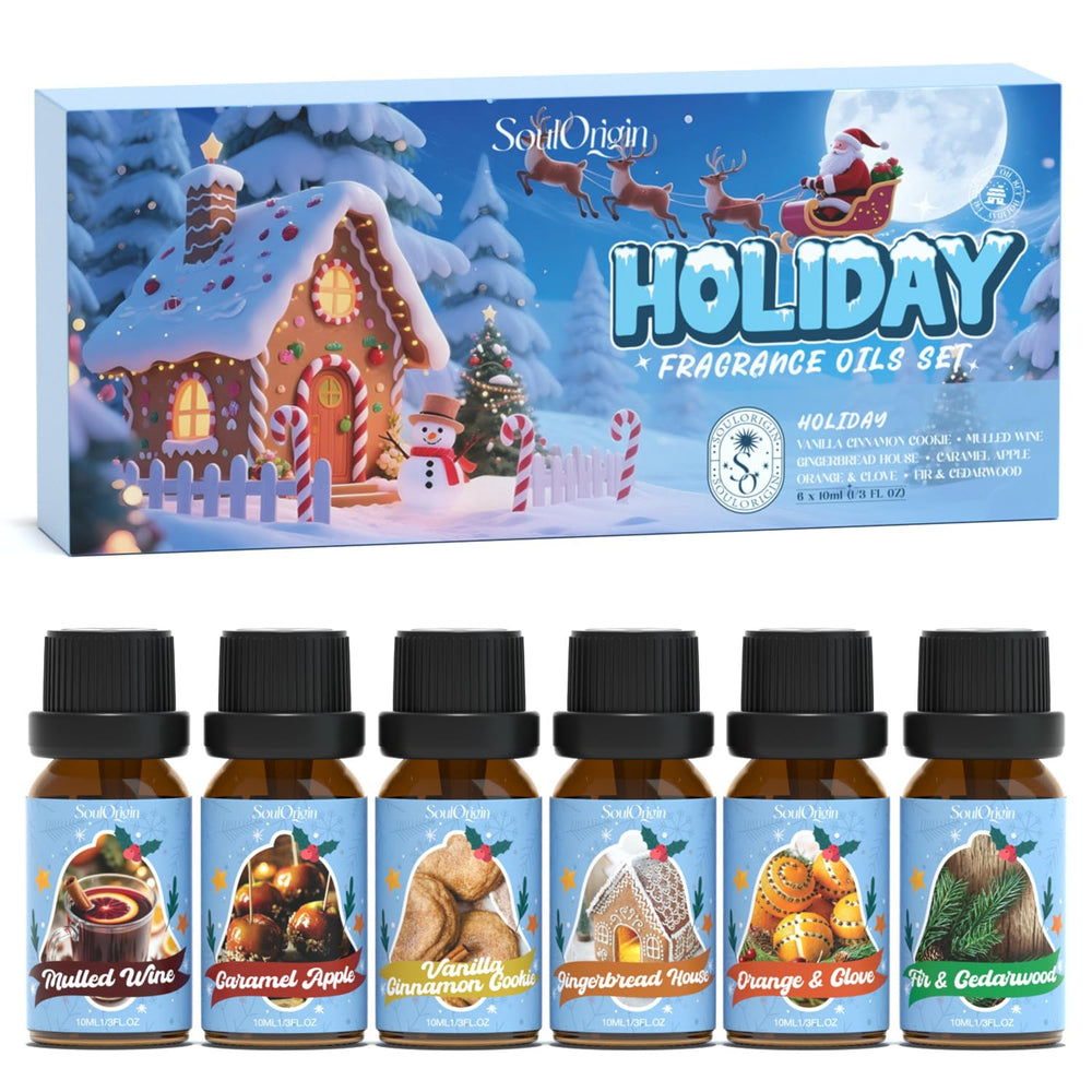 SoulOrigin Vanilla Cinnamon Cookies oil for diffuser creates warm holiday ambiance