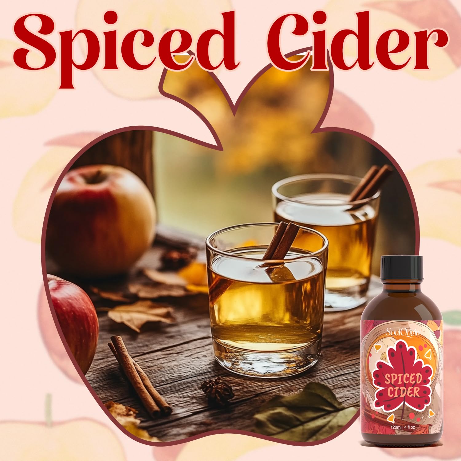 SoulOrigin Spiced Cider candle making setup adds natural fragrance to DIY projects
