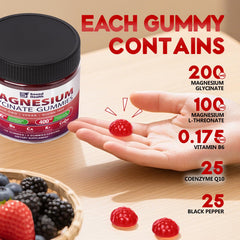 Vitamin icons on Sound Health Plus gummies highlighting D3 and B6 support