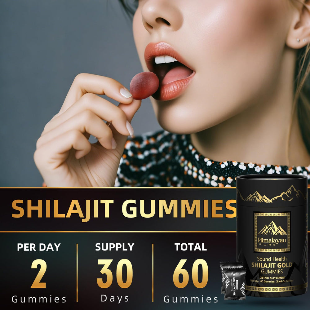 Sound Health Plus Shilajit Gold Gummies bottle art reinforcing trusted daily use.
