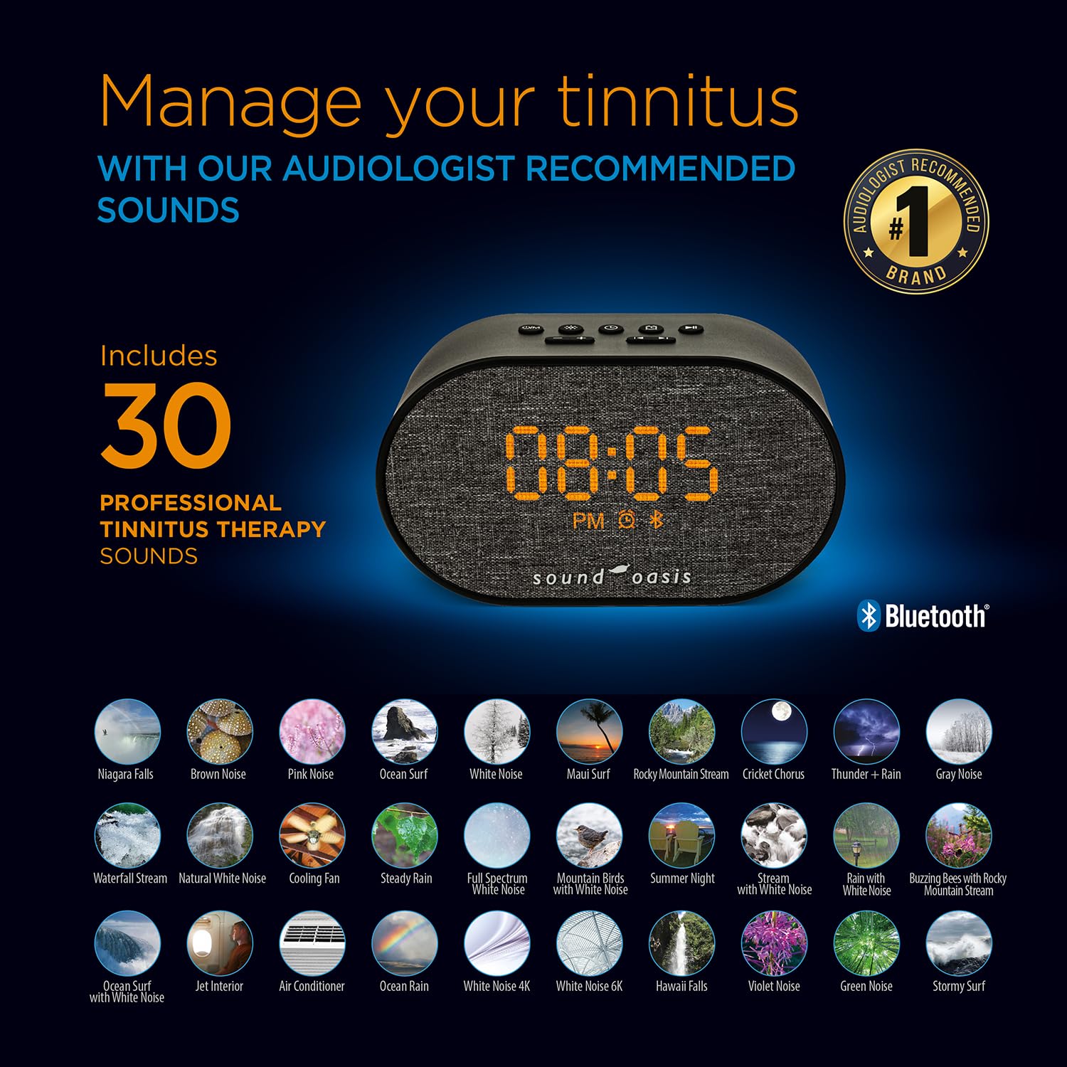 Sound Oasis BST-150T rear-facing speaker delivers rich bass-filled sound for soothing sessions
