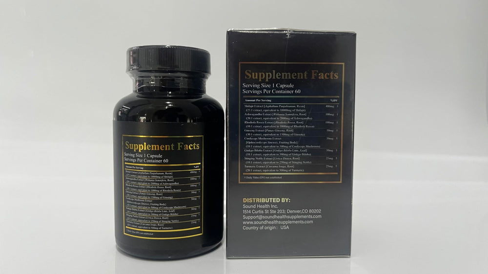 SoundHealth 10000mg-equivalent raw material per serving visible in this concentrate.