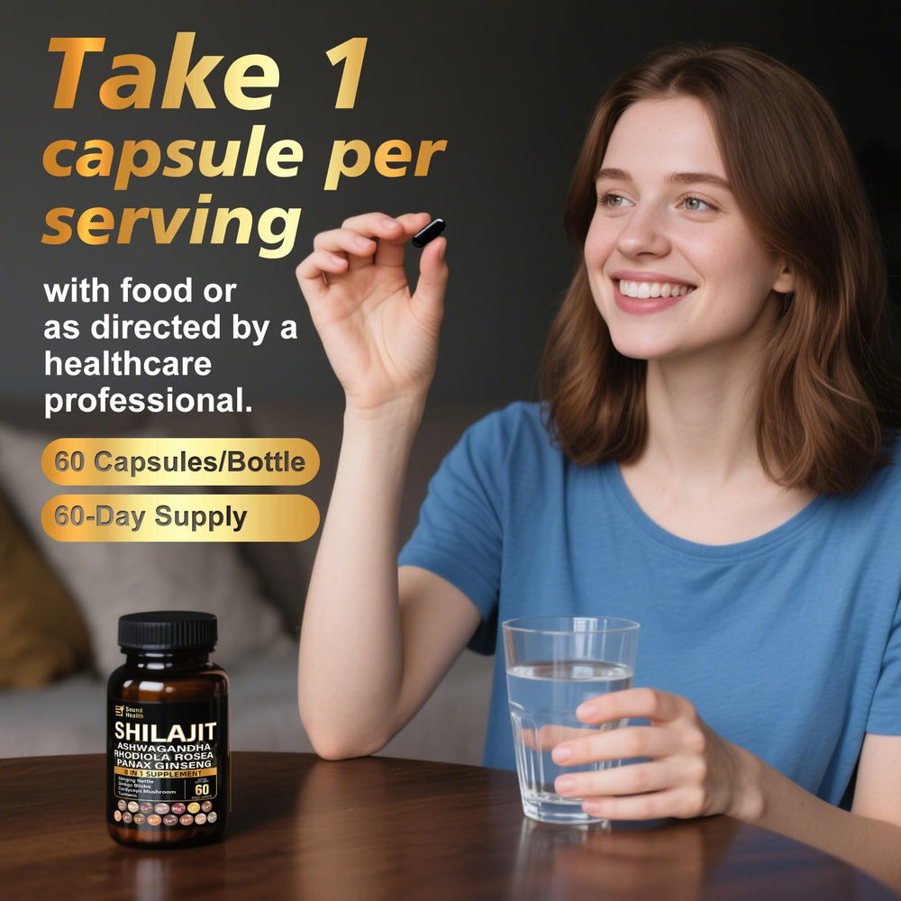 SoundHealth sealed bottle packaging emphasizes freshness and reliable quality.