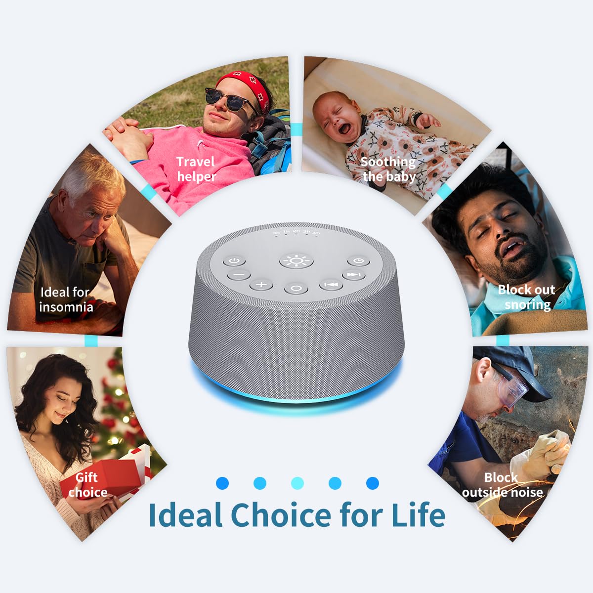 SoundLegend easy-operation buttons for quick sound and light adjustments.