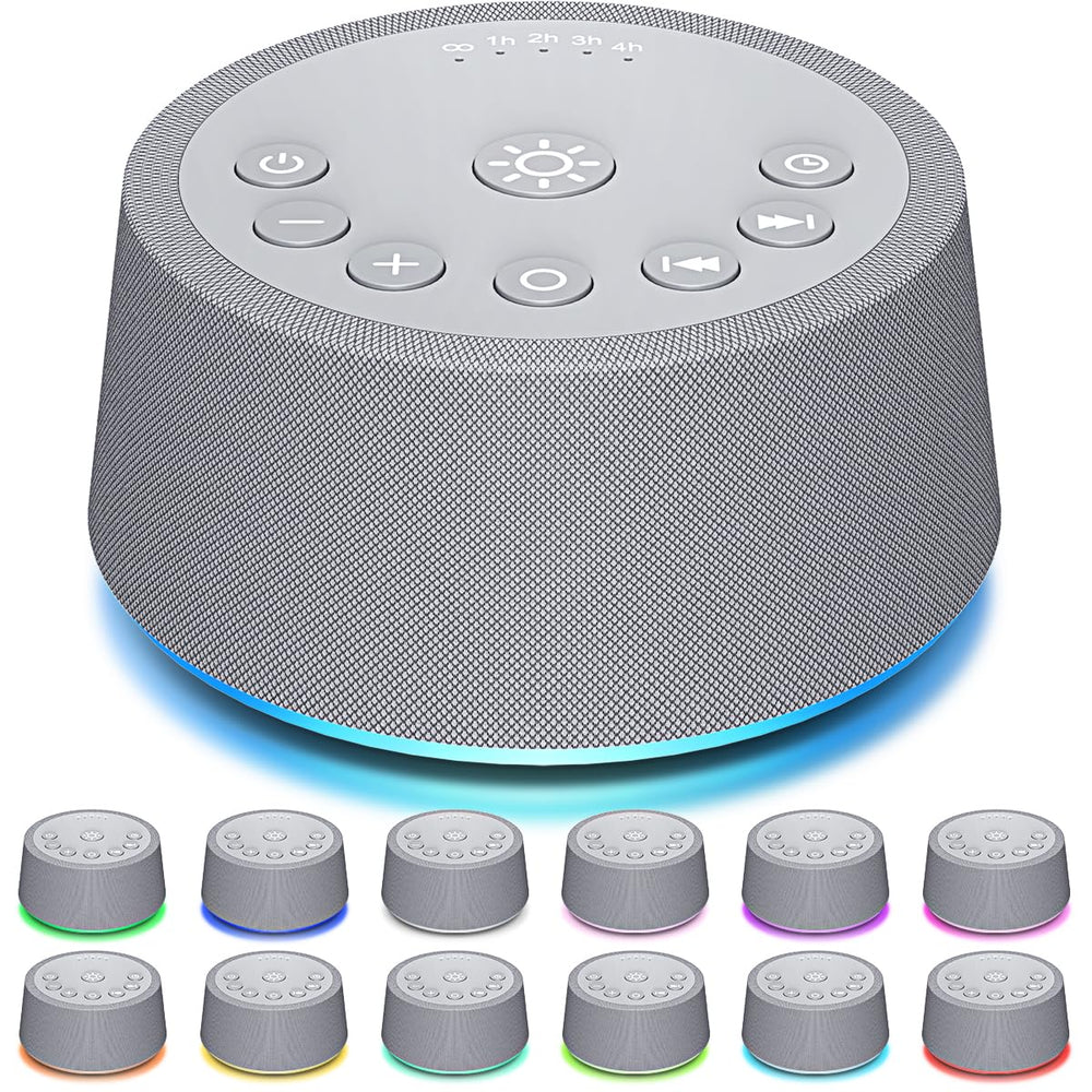 SoundLegend Sleep White Noise Machine with 32-level volume for personalized sound control.