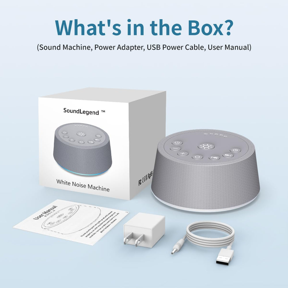 SoundLegend gift-ready sleep machine for travelers and home use.