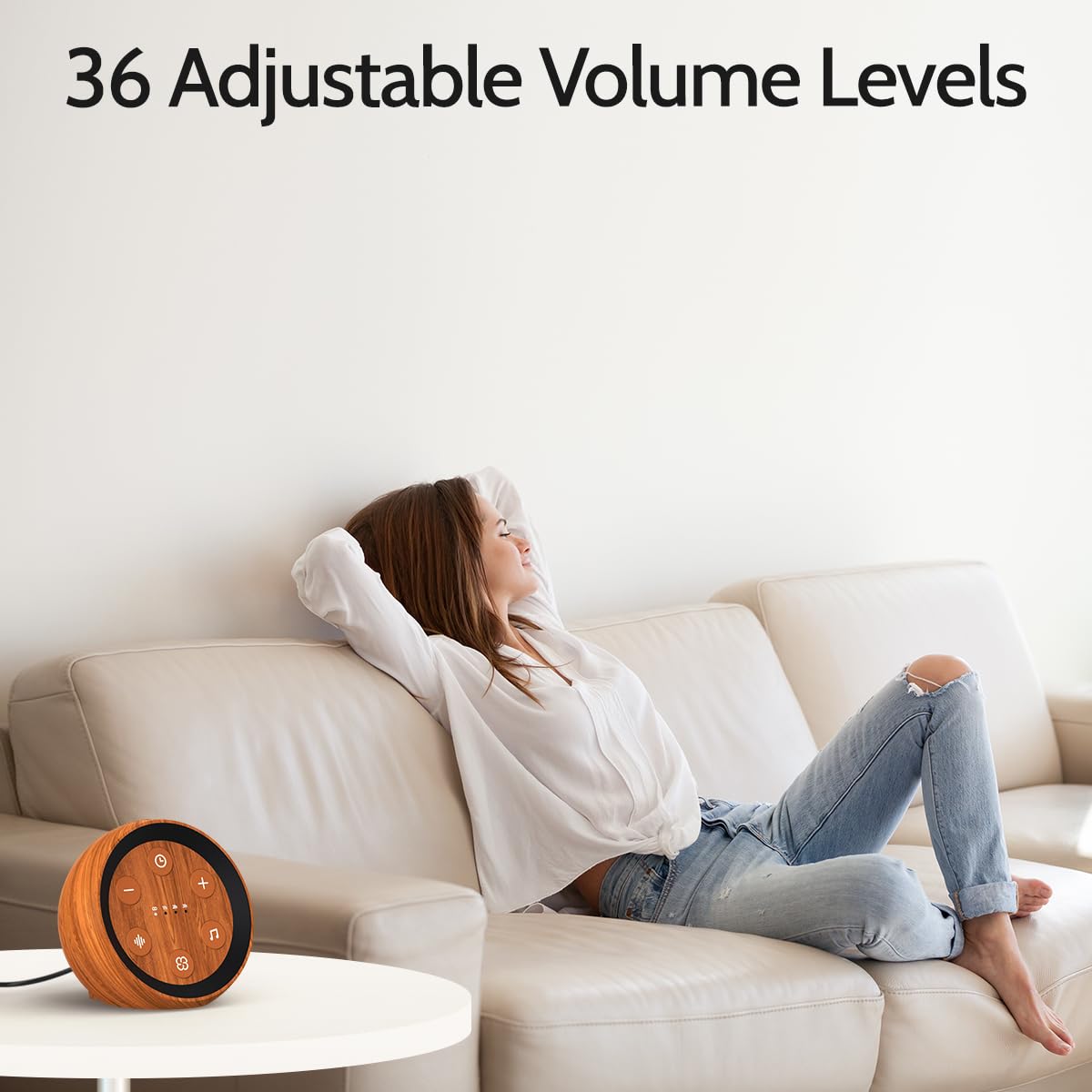 SoundMe Sleep Machine includes 4 timers and memory function for easy reuse