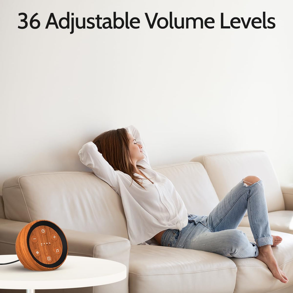 SoundMe Sleep Machine includes 4 timers and memory function for easy reuse