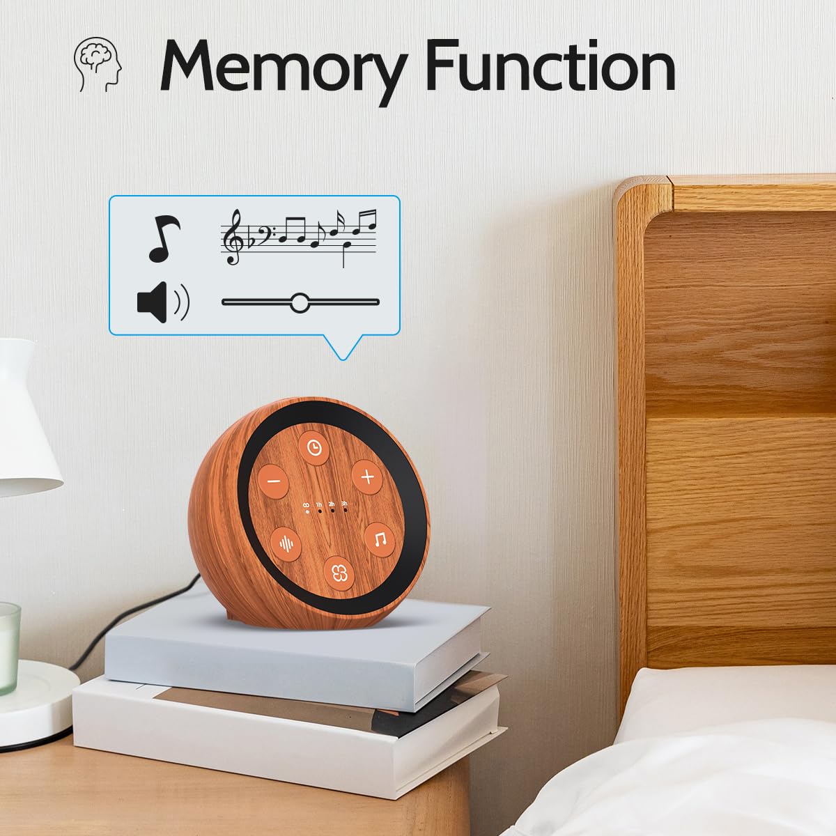 SoundMe Sleep Machine ideal for bedrooms and offices to improve comfort