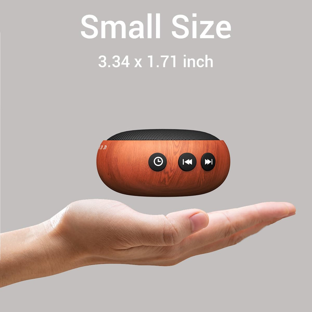 SoundMe timer-memory remembers your last sound and volume setting.