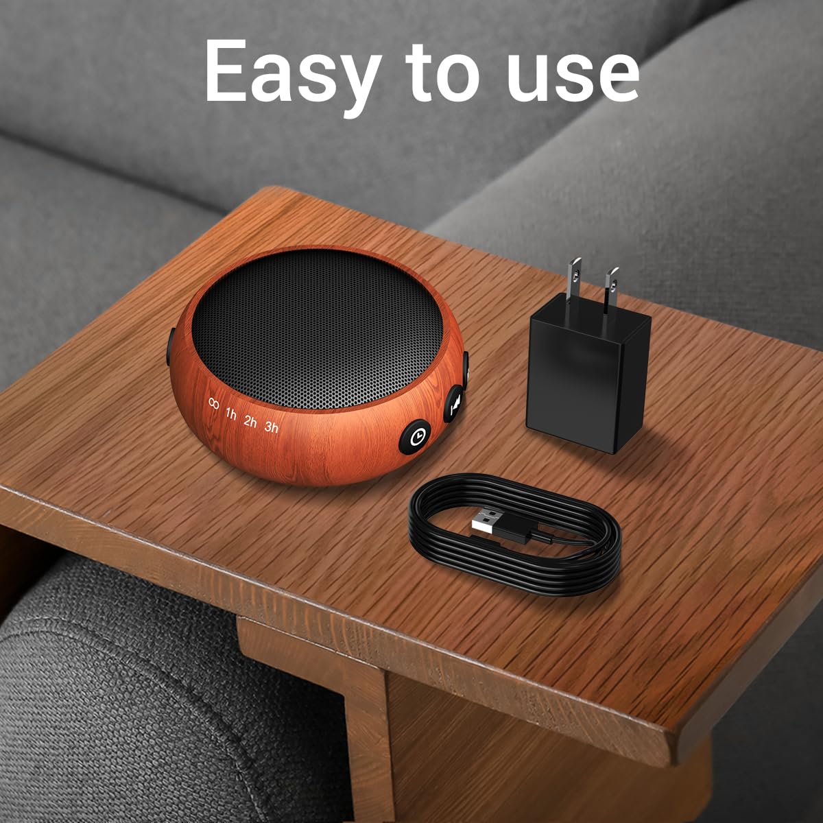 SoundMe operates via USB or AC for versatile power options.