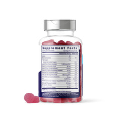 Source Biology Biotin 5000mcg Complex label close-up; highlights vitamins for hair health.
