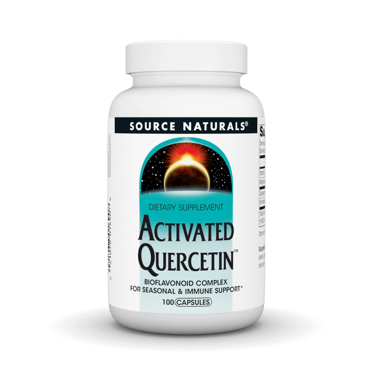 Source Naturals Activated Quercetin bottle for immune support