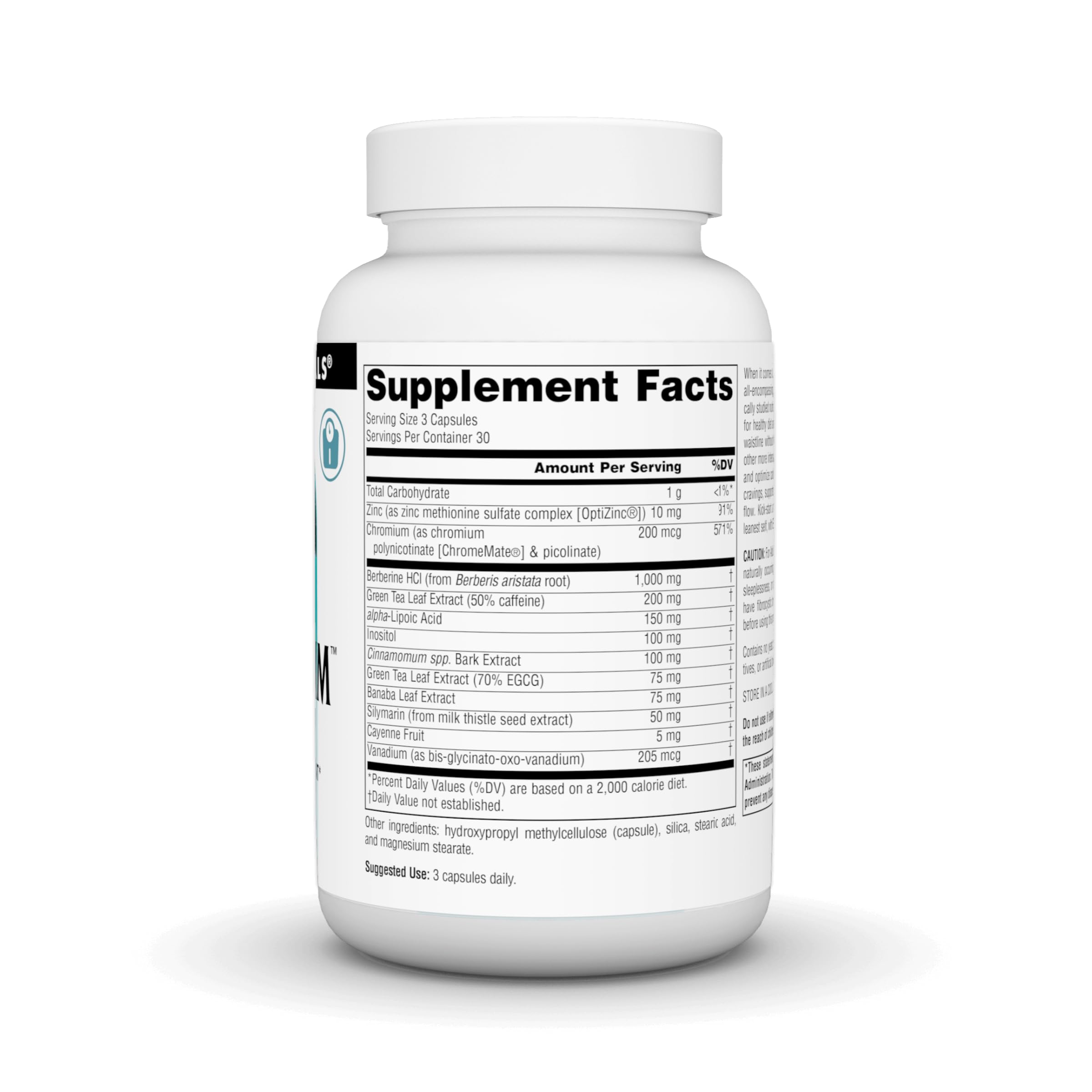 BerberTrim capsules close-up, a vegetarian option for daily use.