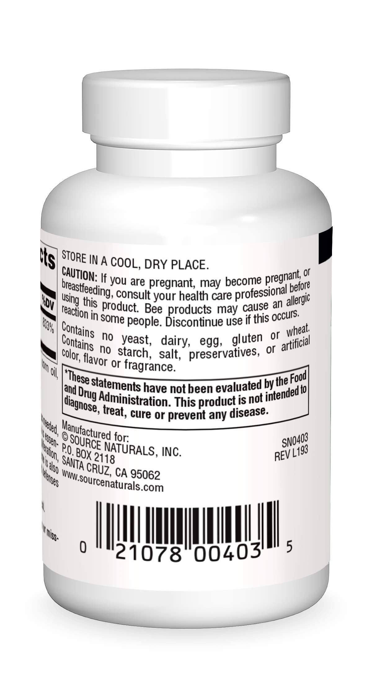 Source Naturals Beta Carotene softgels closeup for easy daily intake.