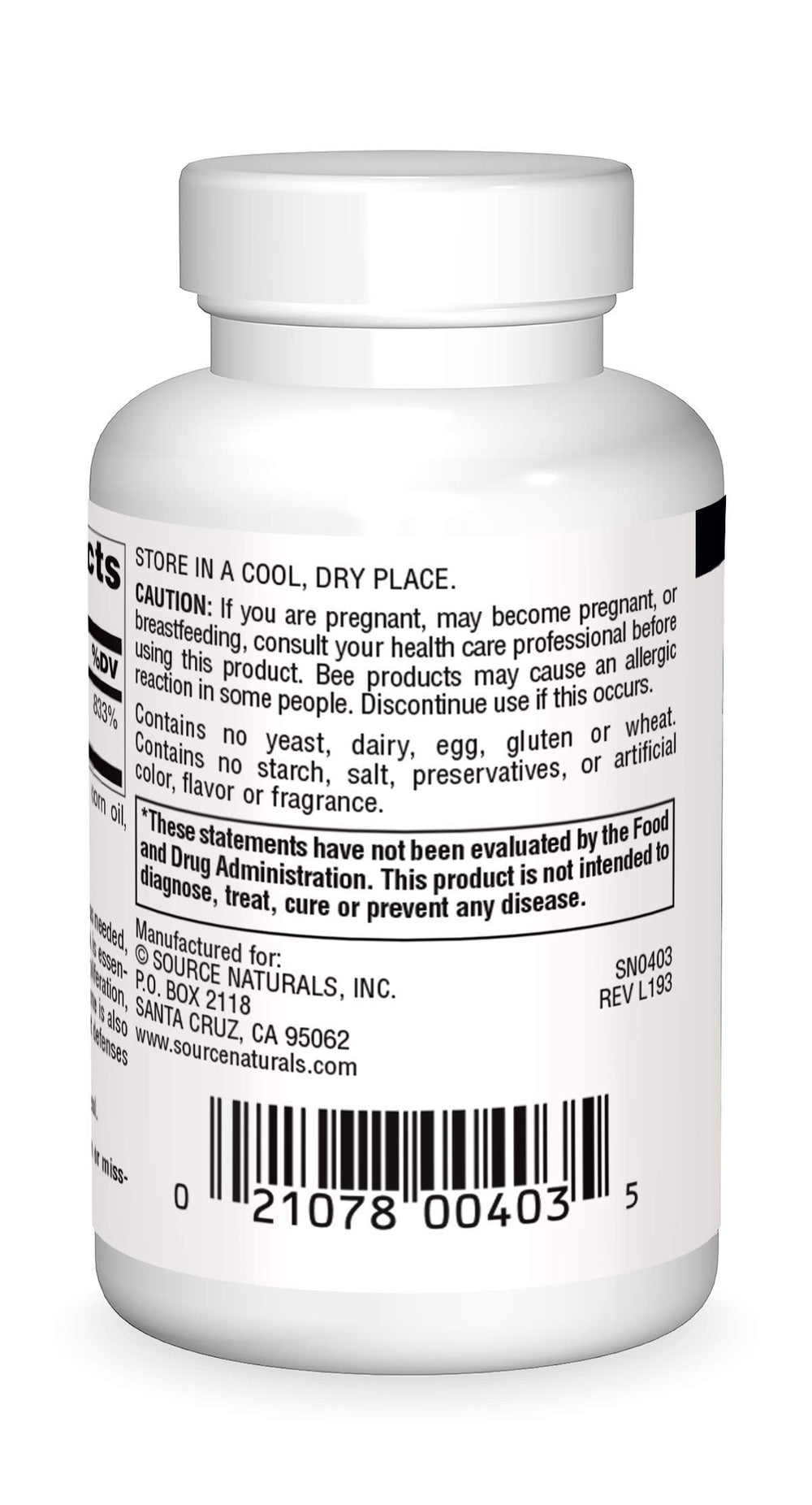 Source Naturals Beta Carotene softgels closeup for easy daily intake.