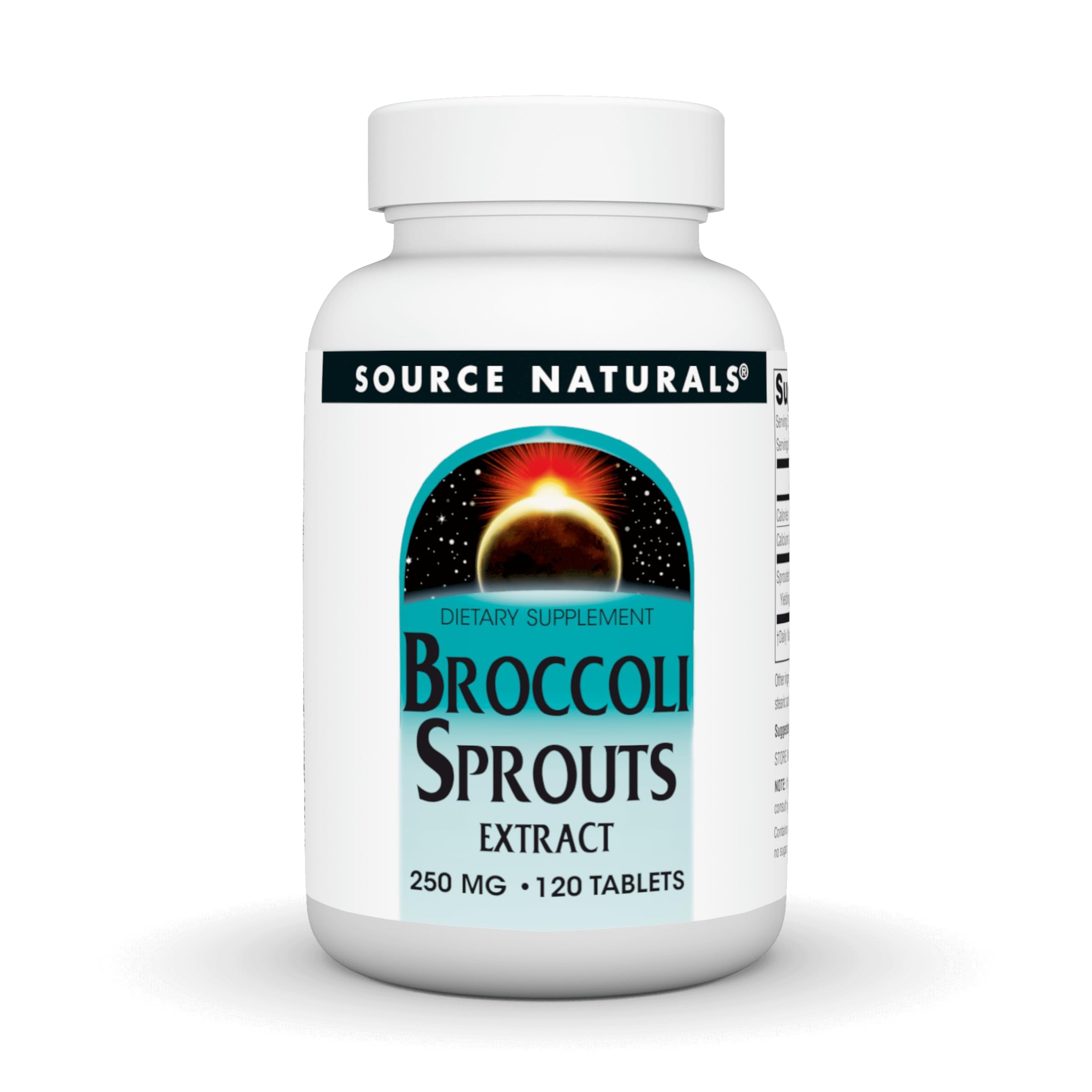 Source Naturals broccoli sprouts extract bottle for daily wellness routine