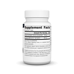 Source Naturals Bromelain tablets close-up for everyday protein digestion support.