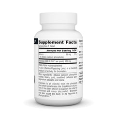 Source Naturals Bromelina envase de 120 tabletas para uso diario.