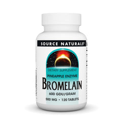 Source Naturals Bromelina tabletas de 500 mg, apoyo a la digestión de proteínas.